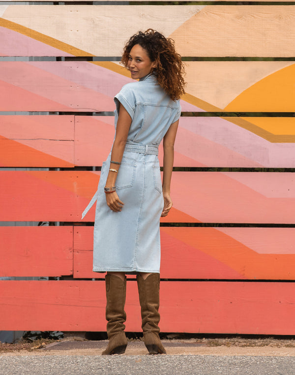 Carve Designs Franny Lightweight Denim Dress - Women's