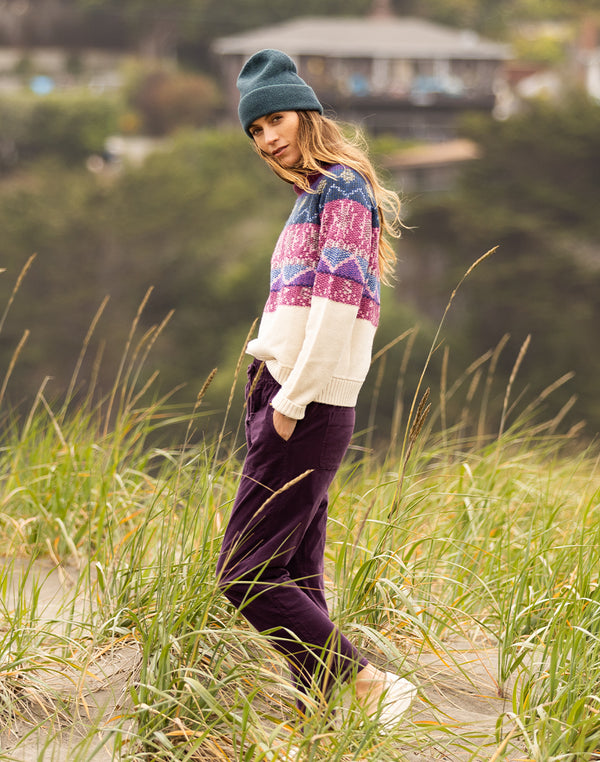 Neve Fairisle Turtleneck Recycled Wool | Carve Designs