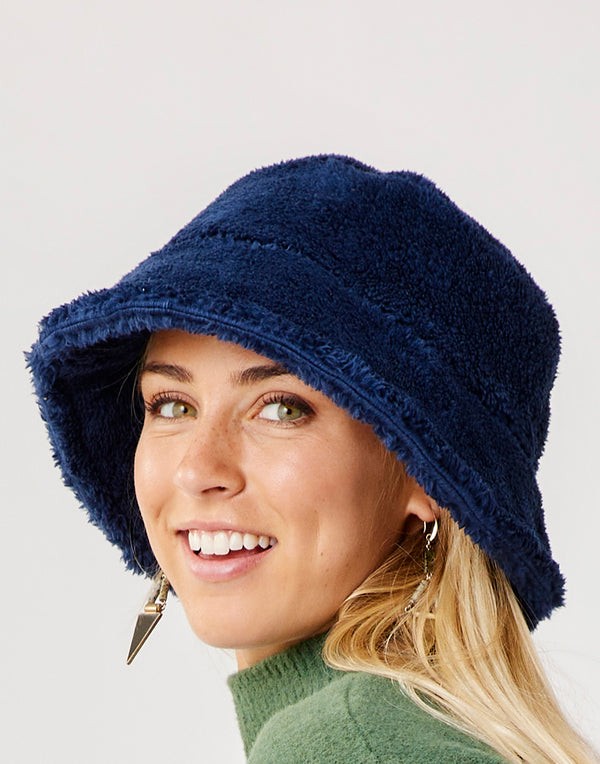 You Must Create YMC Navy Sherpa Fleece Bucket Hat You Must Create YMC Navy Sherpa Fleece Bucket Hat Sherpa  main image 3