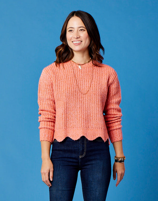 Groton Sweater: Terracotta Heather