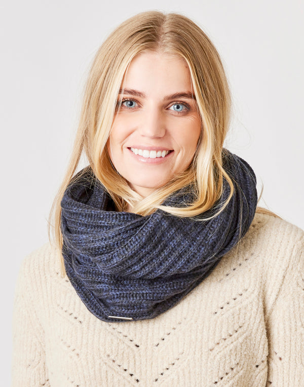 Julie Scarf: Navy Heather