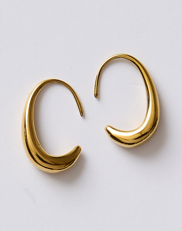Elevation Hoops: Gold