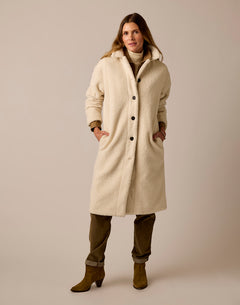 Sutton Boucle Jacket: Birch