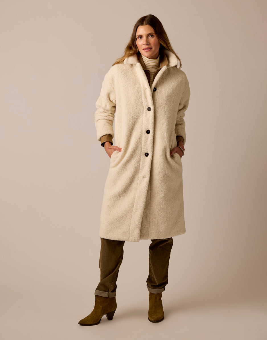 ジャケット・アウター tannat Boucle half coat Sutton Boucle Jacket: Birch