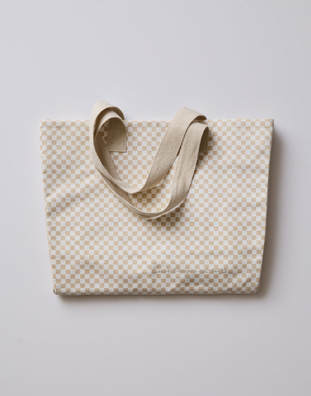 Cotton Tote: Check
