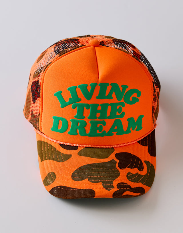 Living The Neon Dream Trucker: Orange