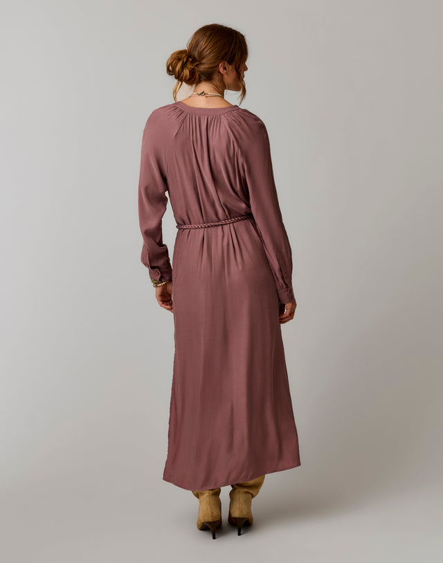 Solana Kindsilk Dress: Rose Taupe