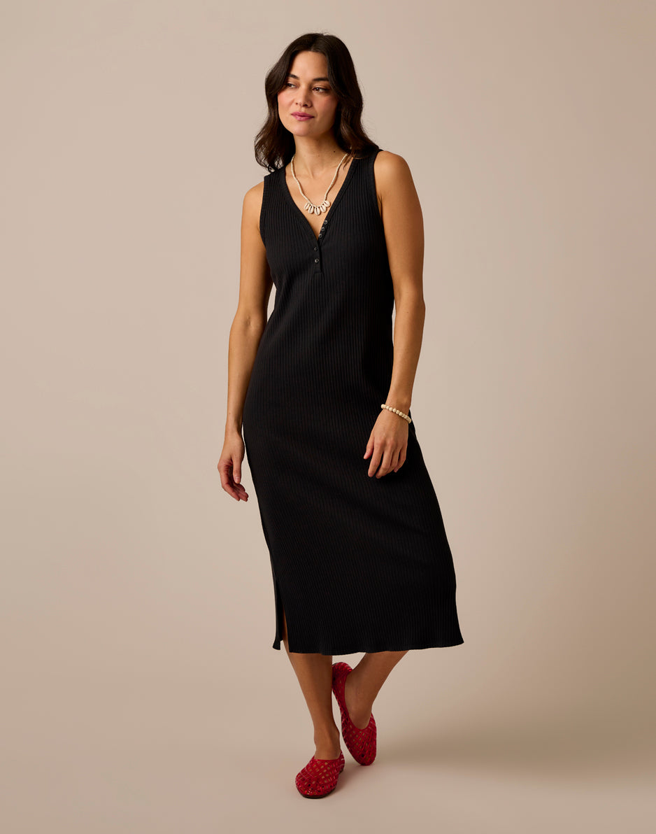 elodie midi dress Carve Designs Elodie Rib Dress