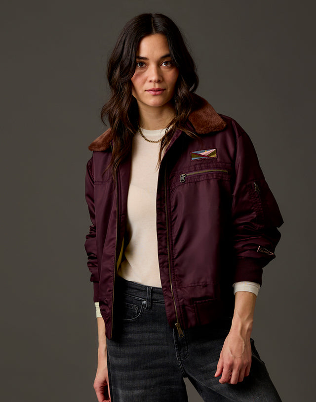 Maverick Bomber: Dark Plum
