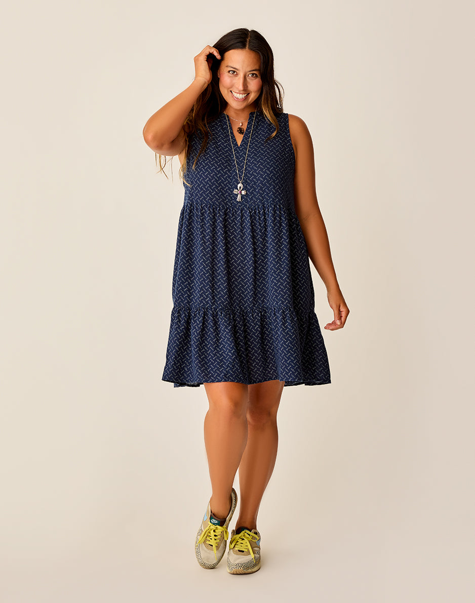 Carve Designs Women's Nellie Linen Dress