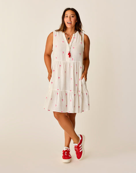carve nellie linen dress Nellie Dress: Rum
