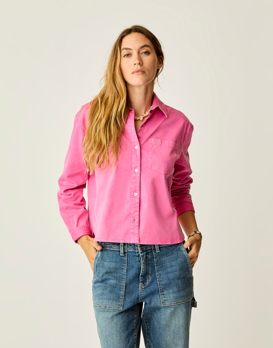 hot pink dress shirt women's LEO LIN - Rosaline Shirt