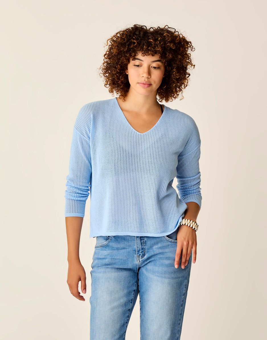 Zella Mesh Pullover: La Paz