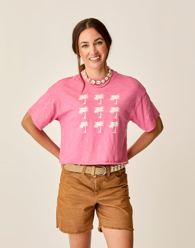 Parker Graphic Tee: Chateau Grid