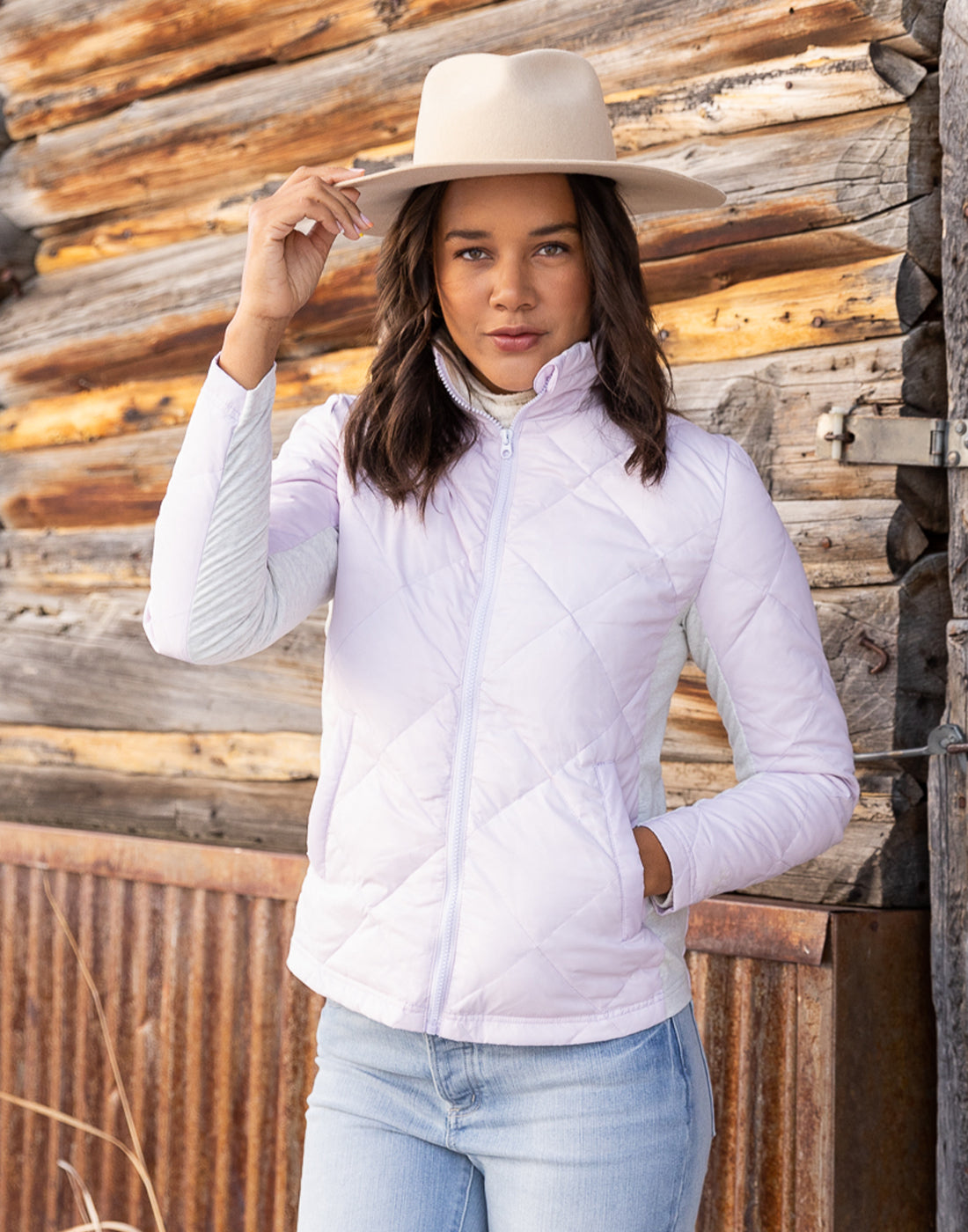 Horizon Down Jacket: Lavender