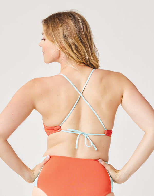 Colorblock Sunset Tamarindo Colorblock Top: Sunset w. Sea Glass